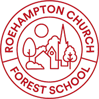 Roehampton Church Forest Primary School logo