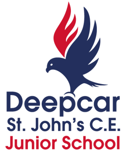 Deepcar St John's Church of England Junior School logo