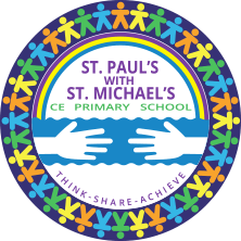 St. Paul's With St. Michael's CofE Primary School logo