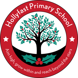 Hollyfast Primary School logo