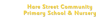 Hare Street Community Primary School and Nursery logo