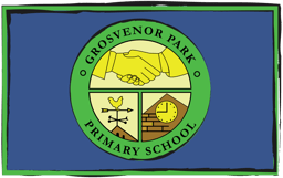 Morecambe and Heysham Grosvenor Park Primary School logo