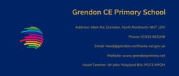 Grendon Church of England Primary School logo