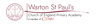 Warton St Paul's Church of England Primary Academy logo