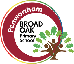 Penwortham Broad Oak Primary School logo