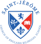Saint Jerome Church of England Bilingual School logo