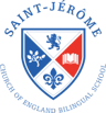 Saint Jerome Church of England Bilingual School logo