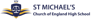 St Michael's Church of England High School logo