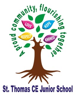 Featherstone Purston St Thomas Church of England Voluntary Controlled Junior School logo