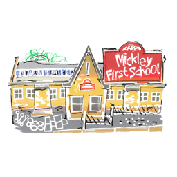 Mickley First School logo