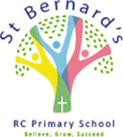 St Bernard's RC Primary School Manchester logo
