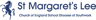 St Margaret's Lee CofE Primary School logo