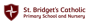 St Bridget's Catholic Primary School logo