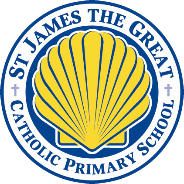 St James the Great Roman Catholic Primary School logo