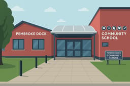 Pembroke Dock CP School logo