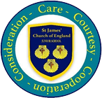 St James' CofE Junior School logo