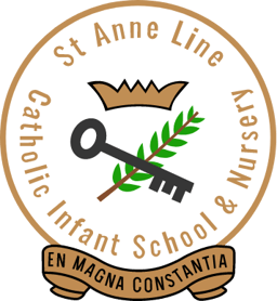 St Anne Line Catholic Infant School logo