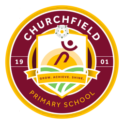 Churchfield Primary School logo