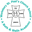 Worlebury St Pauls Church School logo