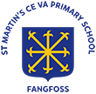 St Martin's Church of England Voluntary Aided Primary School, Fangfoss logo