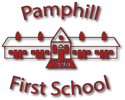 Pamphill Church of England First School logo