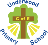 Underwood Church of England Primary School logo