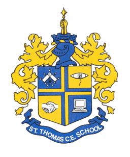 St Thomas' CofE Primary School, Leigh logo