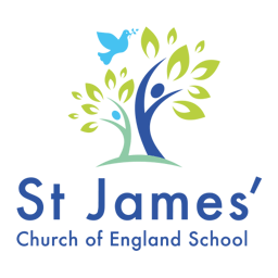 St James' Church of England Aided Junior School logo