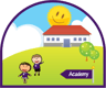 The Gainsborough Hillcrest Early Years Academy logo