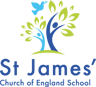 St James' Church of England Aided Infant School logo