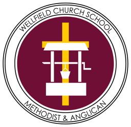 Wellfield Methodist and Anglican Church School logo