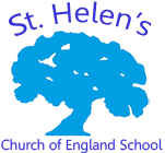 St Helen's Church of England School logo