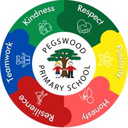 Pegswood Primary School logo