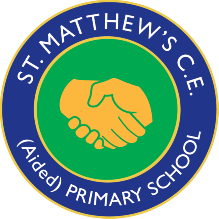 St Matthew's Church of England Aided Primary School and Nursery Centre logo