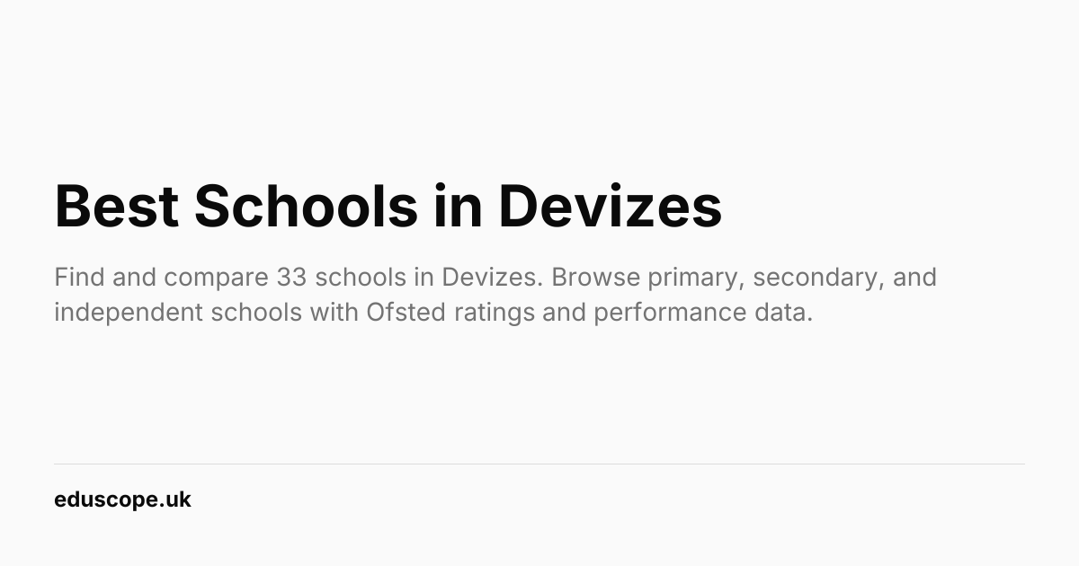 Best Schools in Devizes (2026) | Eduscope