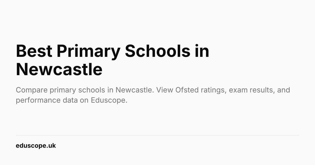 Best Primary Schools in Newcastle (2026) | Eduscope